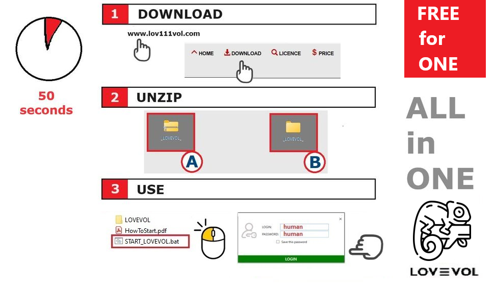 How to INSTALL LOV111VOL application simple instruction