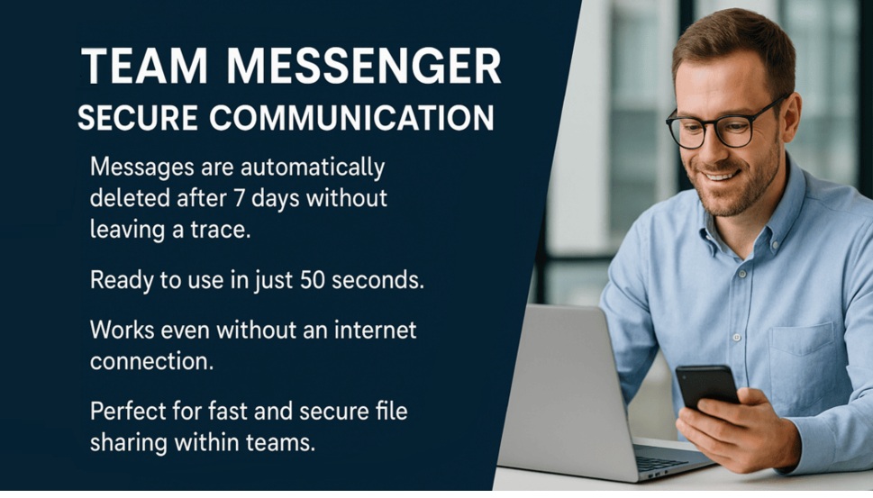 Key features of LAN messenger LOV111VOL for secure offline team communication
