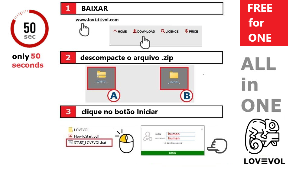 Como instalar o aplicativo LOV111VOL - instrução simples passo a passo