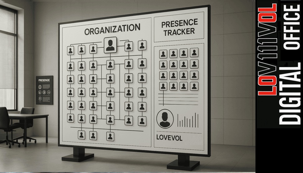 LOV111VOL digital organizational chart software visualizing team hierarchy and roles