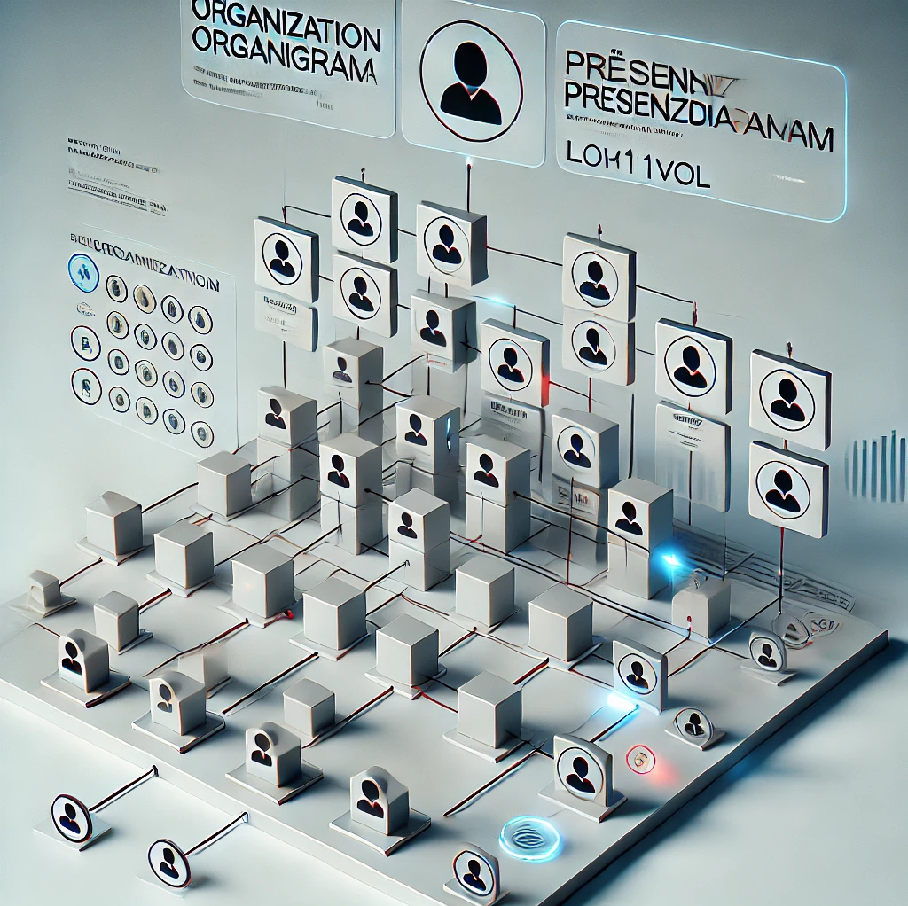 LOV111VOL application for managing organizational structures and creating organizational charts