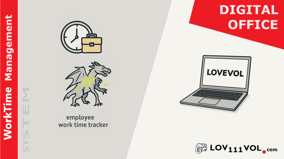 LOV111VOL Worktime and Vacation Management Software Screenshot