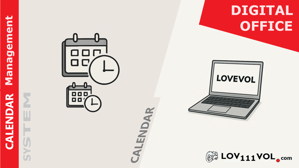 LOV111VOL Calendar System with Appointment Scheduling and Room Booking Features